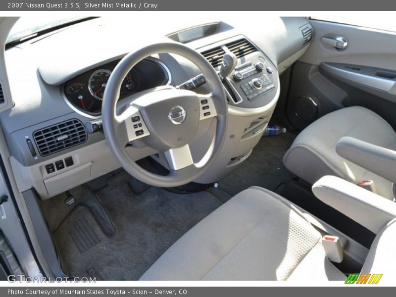 Silver Mist Metallic / Gray 2007 Nissan Quest 3.5 S