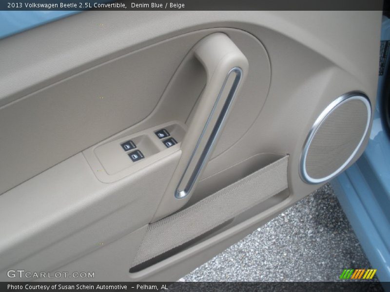 Denim Blue / Beige 2013 Volkswagen Beetle 2.5L Convertible