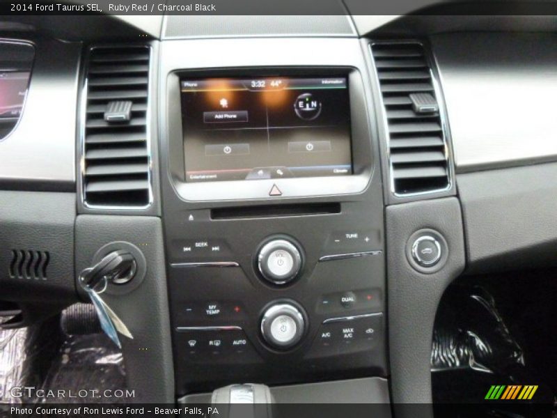 Ruby Red / Charcoal Black 2014 Ford Taurus SEL
