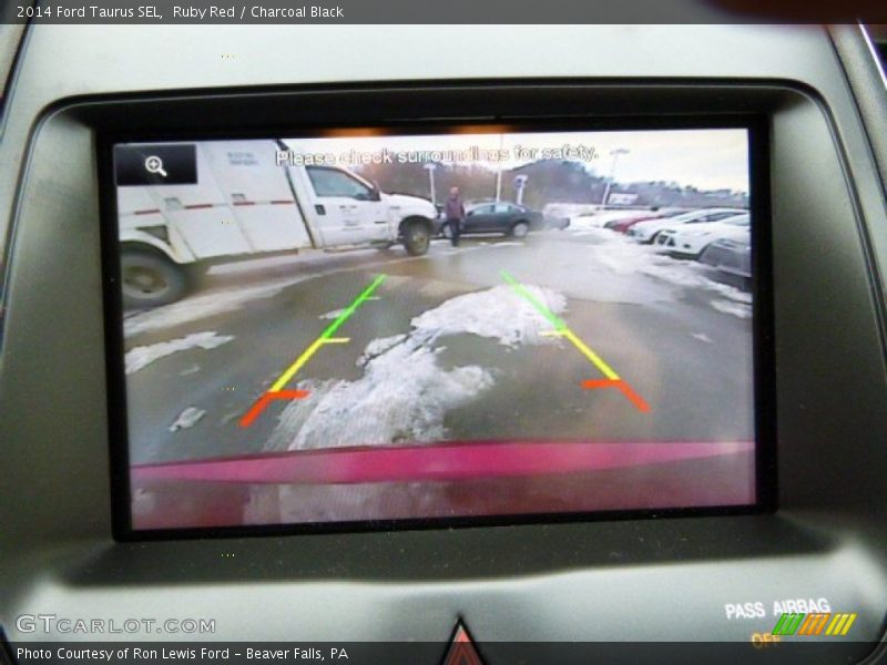 Ruby Red / Charcoal Black 2014 Ford Taurus SEL