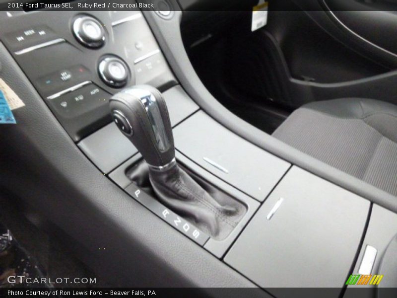 Ruby Red / Charcoal Black 2014 Ford Taurus SEL