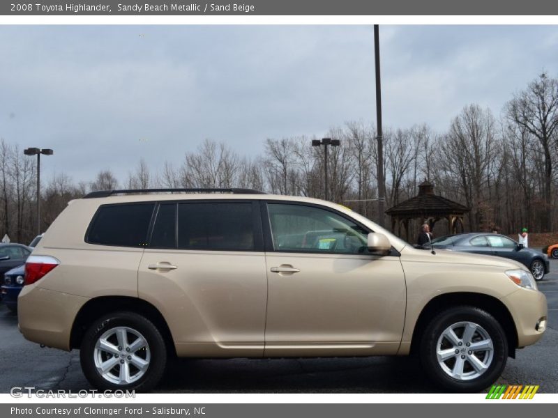 Sandy Beach Metallic / Sand Beige 2008 Toyota Highlander