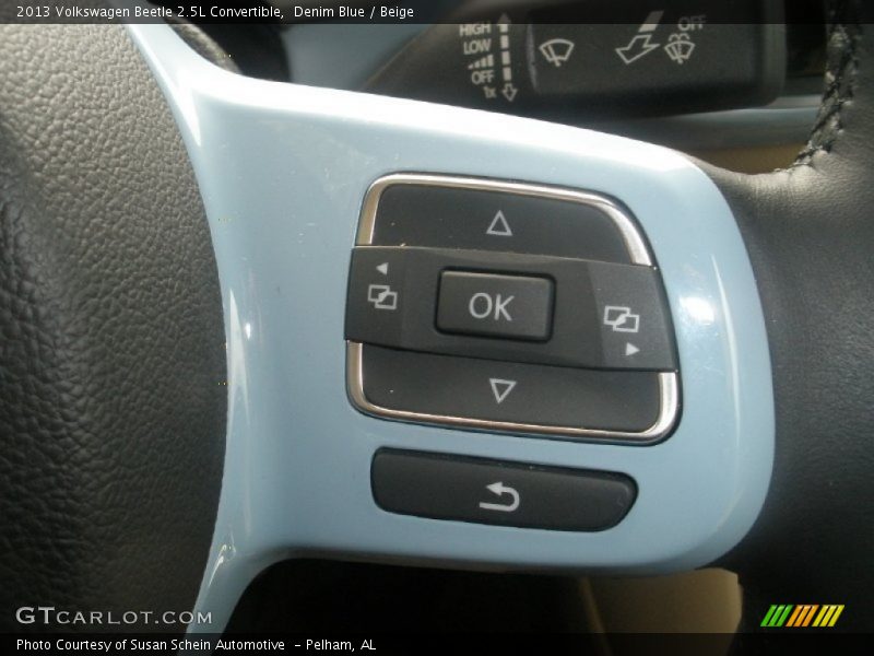 Denim Blue / Beige 2013 Volkswagen Beetle 2.5L Convertible