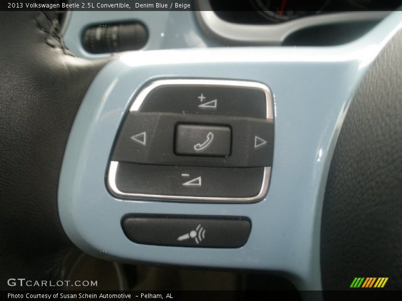Denim Blue / Beige 2013 Volkswagen Beetle 2.5L Convertible