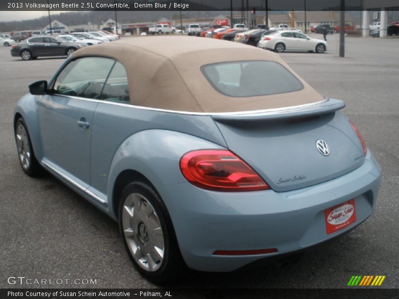 Denim Blue / Beige 2013 Volkswagen Beetle 2.5L Convertible