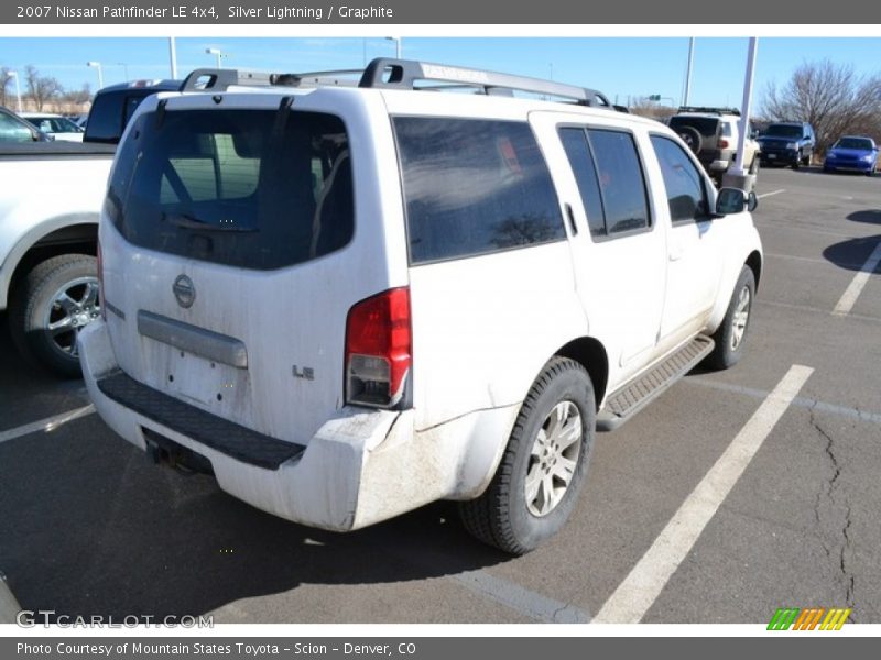Silver Lightning / Graphite 2007 Nissan Pathfinder LE 4x4