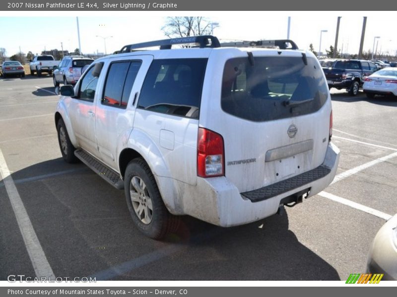 Silver Lightning / Graphite 2007 Nissan Pathfinder LE 4x4