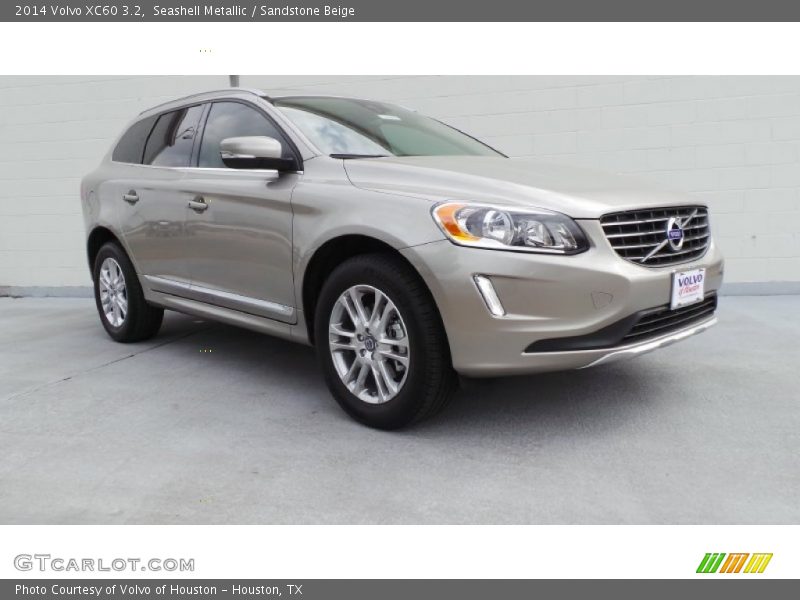 Seashell Metallic / Sandstone Beige 2014 Volvo XC60 3.2