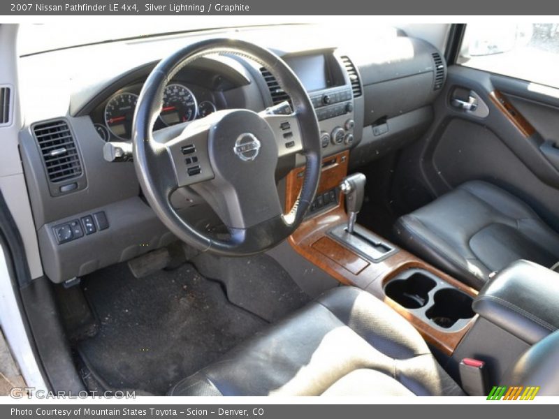 Silver Lightning / Graphite 2007 Nissan Pathfinder LE 4x4