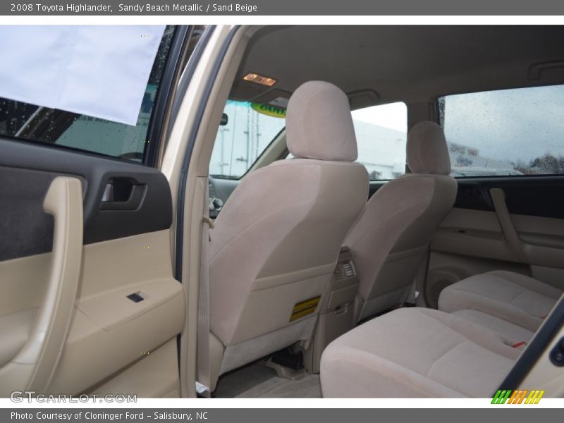 Sandy Beach Metallic / Sand Beige 2008 Toyota Highlander