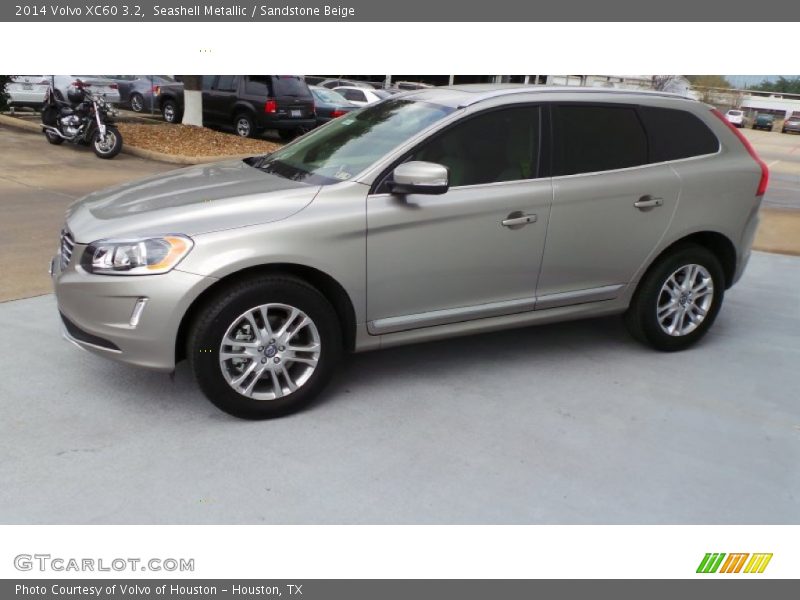 Seashell Metallic / Sandstone Beige 2014 Volvo XC60 3.2