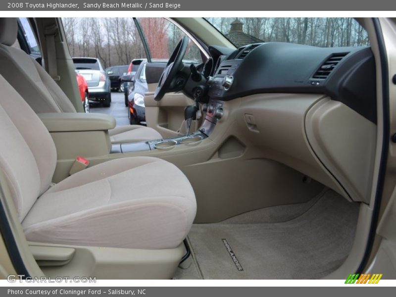 Sandy Beach Metallic / Sand Beige 2008 Toyota Highlander