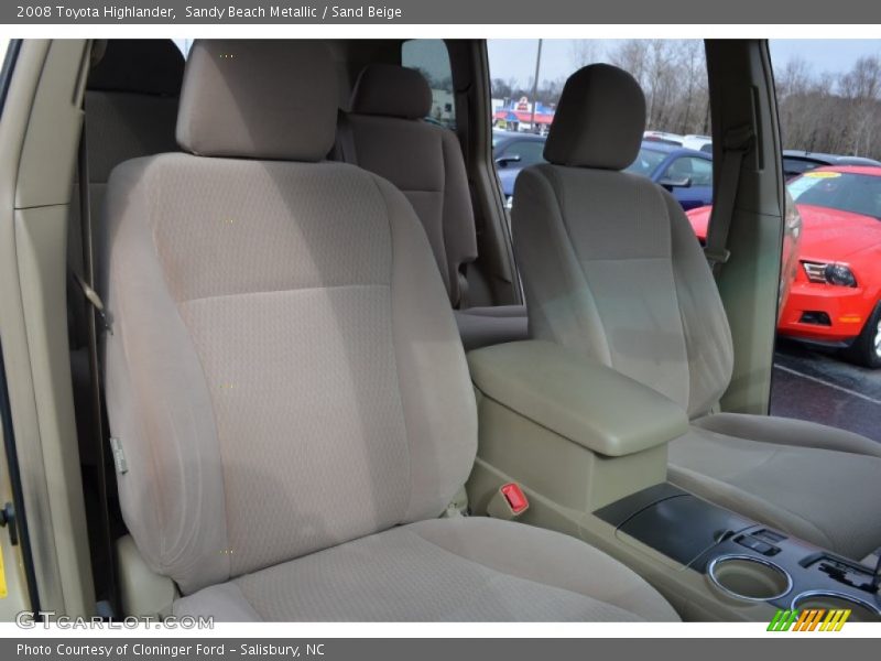 Sandy Beach Metallic / Sand Beige 2008 Toyota Highlander