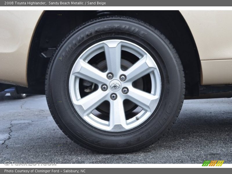 Sandy Beach Metallic / Sand Beige 2008 Toyota Highlander