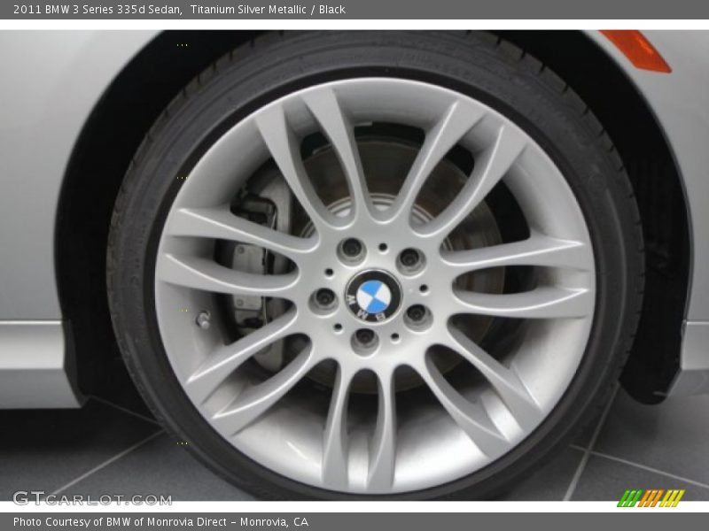 Titanium Silver Metallic / Black 2011 BMW 3 Series 335d Sedan