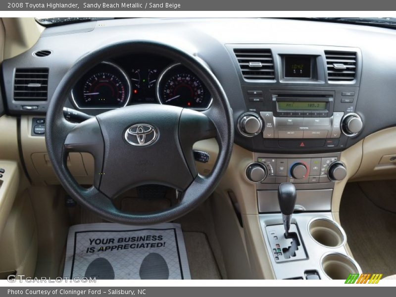 Sandy Beach Metallic / Sand Beige 2008 Toyota Highlander