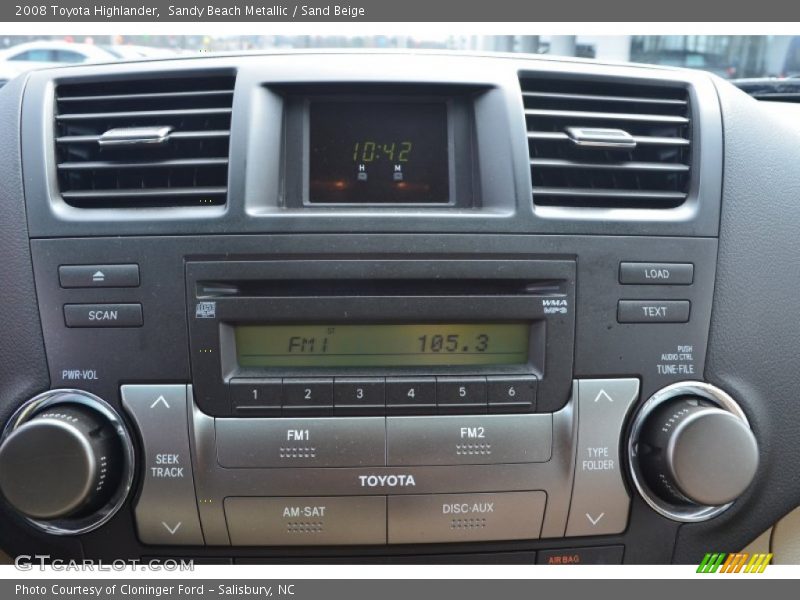 Sandy Beach Metallic / Sand Beige 2008 Toyota Highlander