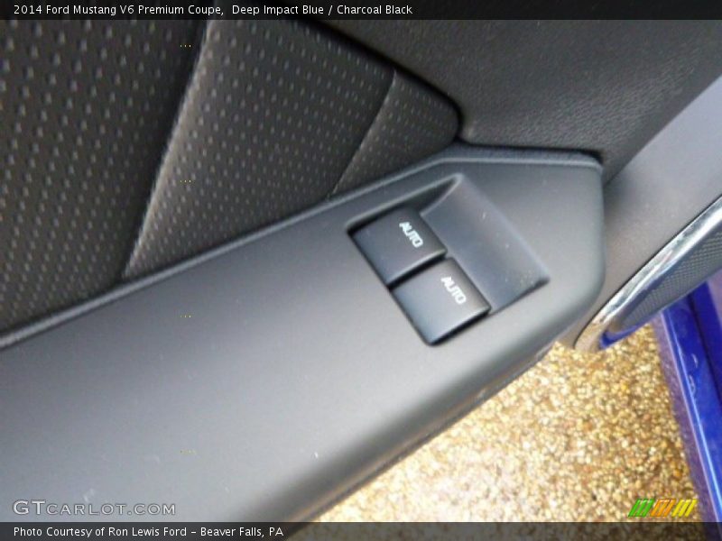 Deep Impact Blue / Charcoal Black 2014 Ford Mustang V6 Premium Coupe