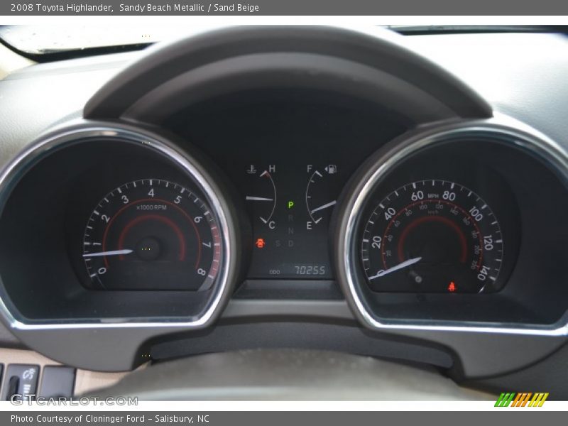 Sandy Beach Metallic / Sand Beige 2008 Toyota Highlander