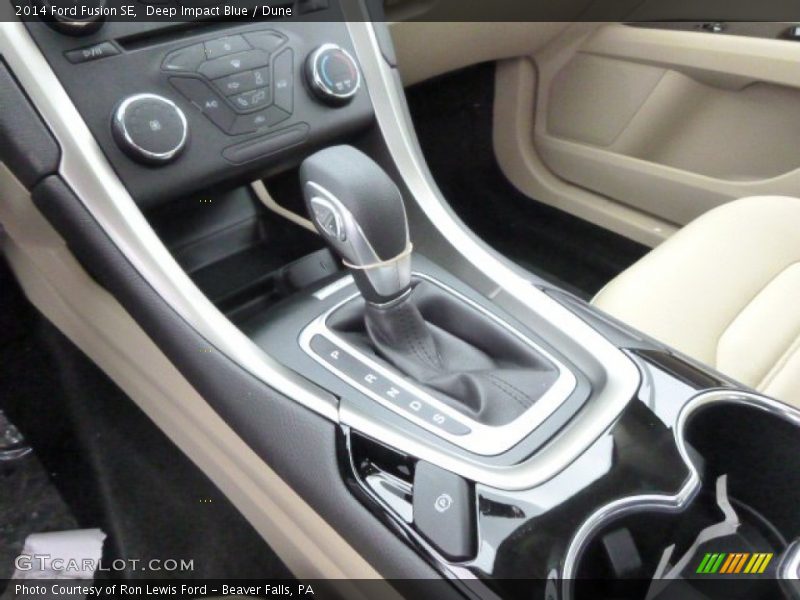 Deep Impact Blue / Dune 2014 Ford Fusion SE