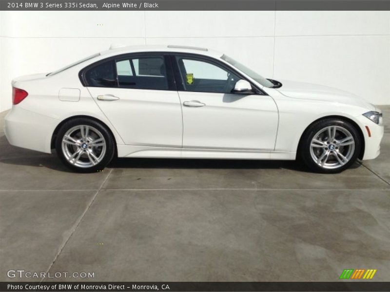 Alpine White / Black 2014 BMW 3 Series 335i Sedan