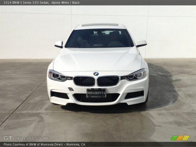 Alpine White / Black 2014 BMW 3 Series 335i Sedan