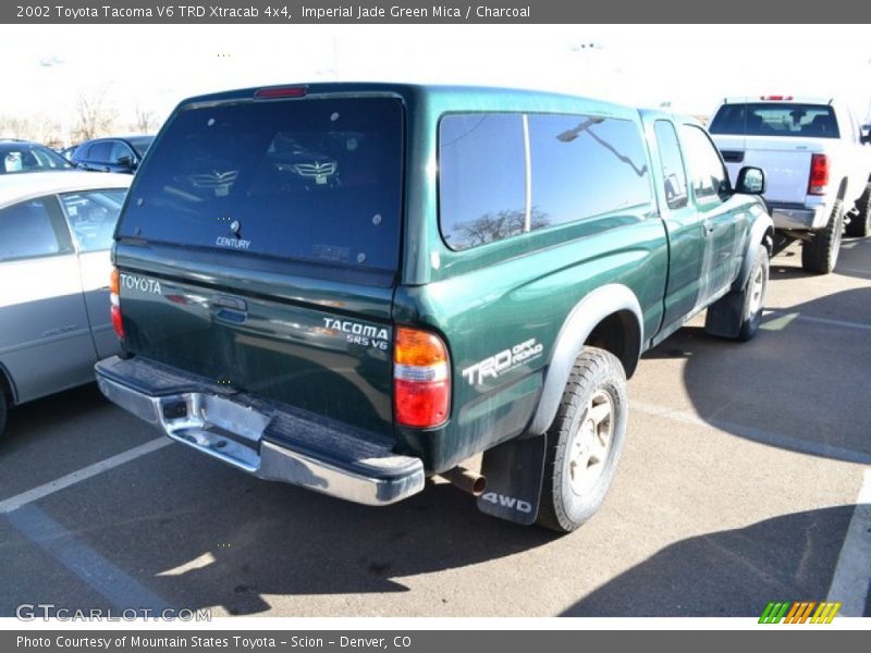 Imperial Jade Green Mica / Charcoal 2002 Toyota Tacoma V6 TRD Xtracab 4x4
