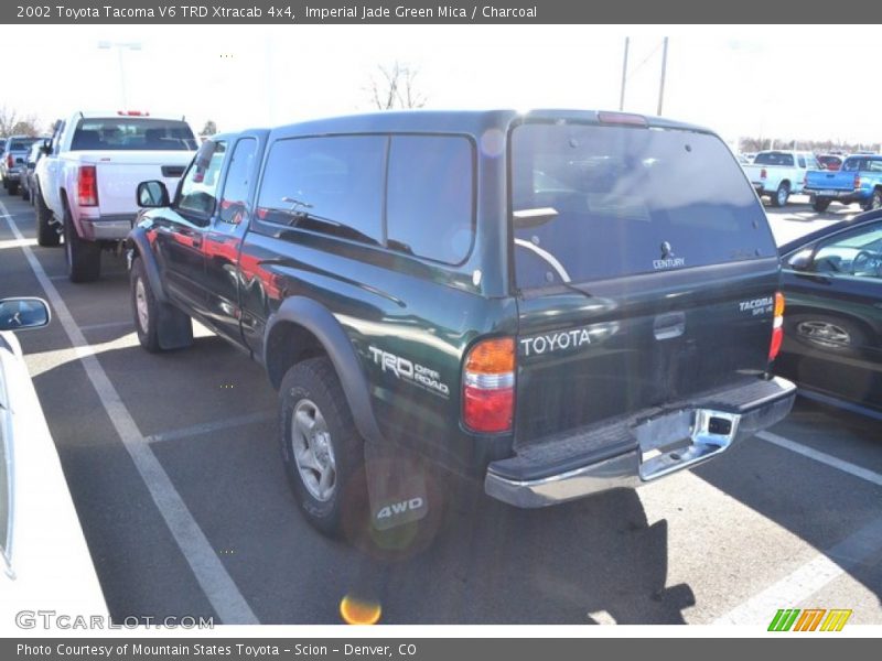 Imperial Jade Green Mica / Charcoal 2002 Toyota Tacoma V6 TRD Xtracab 4x4