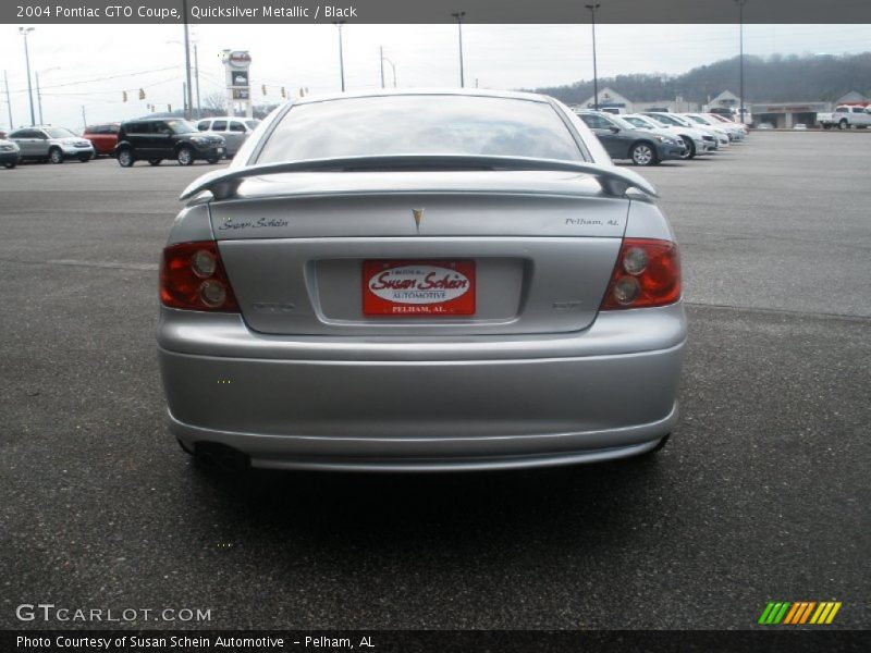 Quicksilver Metallic / Black 2004 Pontiac GTO Coupe