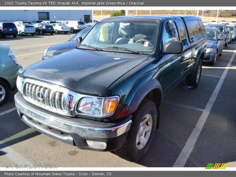 Imperial Jade Green Mica / Charcoal 2002 Toyota Tacoma V6 TRD Xtracab 4x4