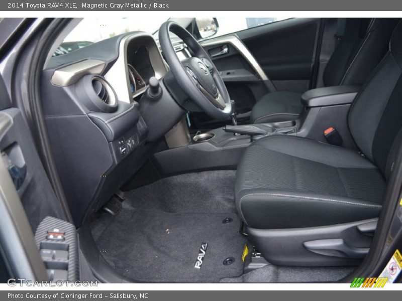 Magnetic Gray Metallic / Black 2014 Toyota RAV4 XLE