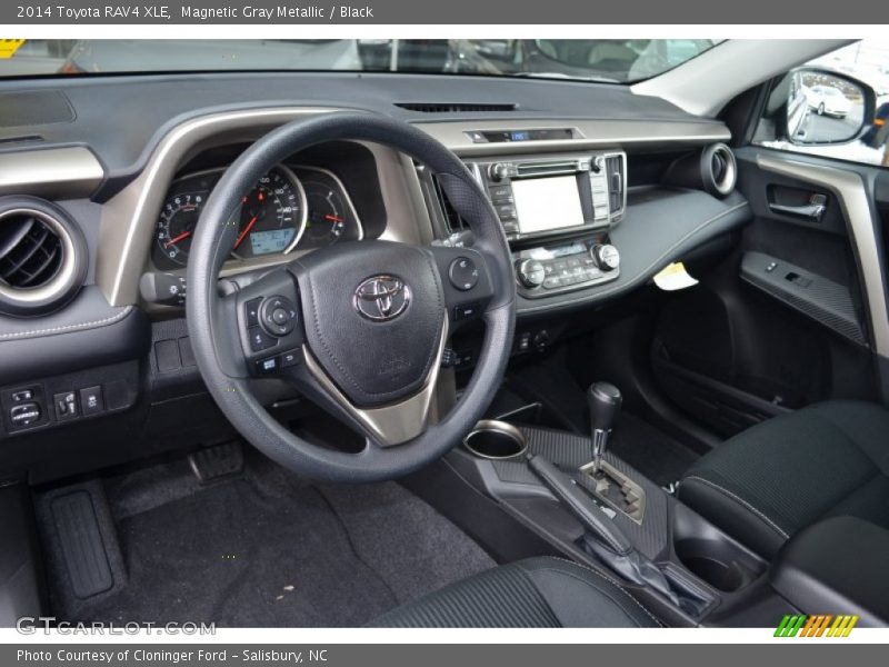 Black Interior - 2014 RAV4 XLE 