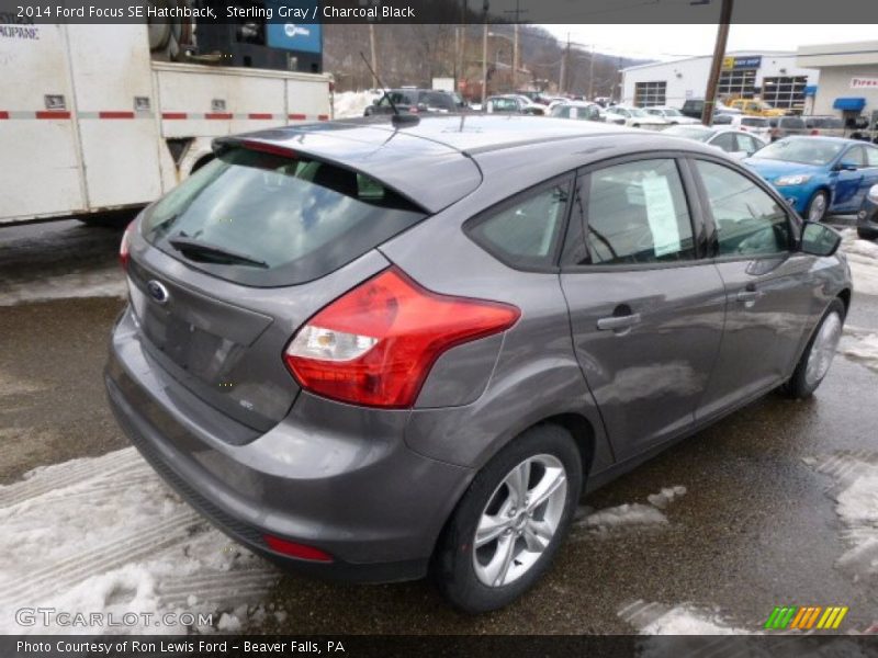Sterling Gray / Charcoal Black 2014 Ford Focus SE Hatchback