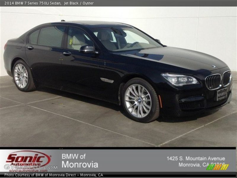Jet Black / Oyster 2014 BMW 7 Series 750Li Sedan