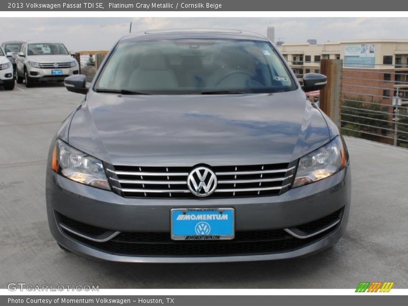 Platinum Gray Metallic / Cornsilk Beige 2013 Volkswagen Passat TDI SE