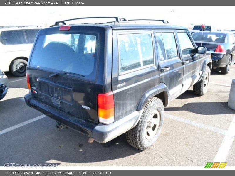 Black / Agate 2001 Jeep Cherokee Sport 4x4