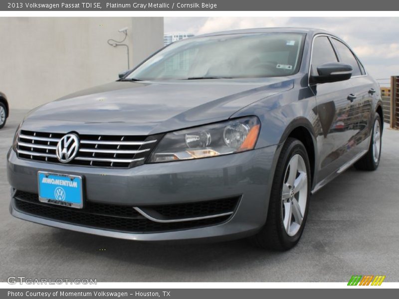 Platinum Gray Metallic / Cornsilk Beige 2013 Volkswagen Passat TDI SE