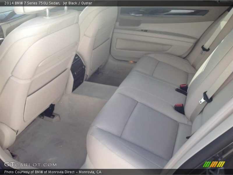 Rear Seat of 2014 7 Series 750Li Sedan