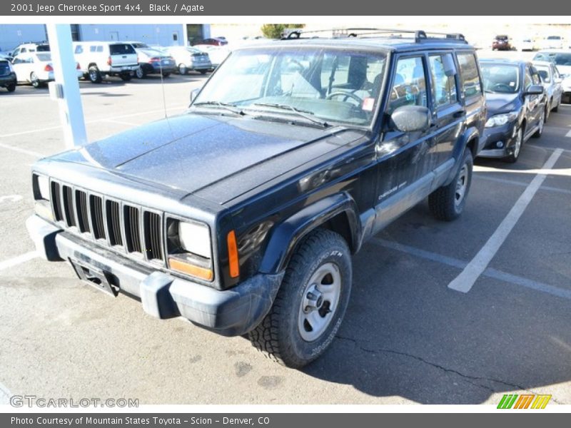 Black / Agate 2001 Jeep Cherokee Sport 4x4