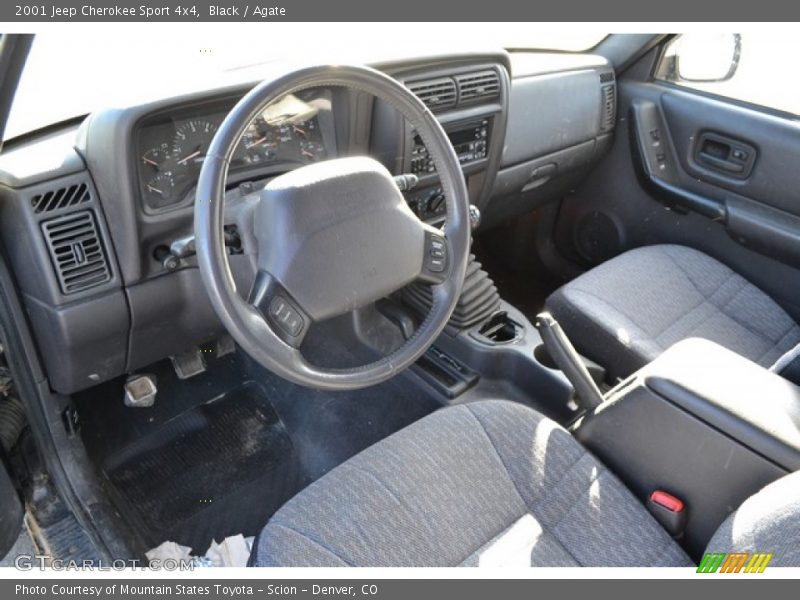 Black / Agate 2001 Jeep Cherokee Sport 4x4