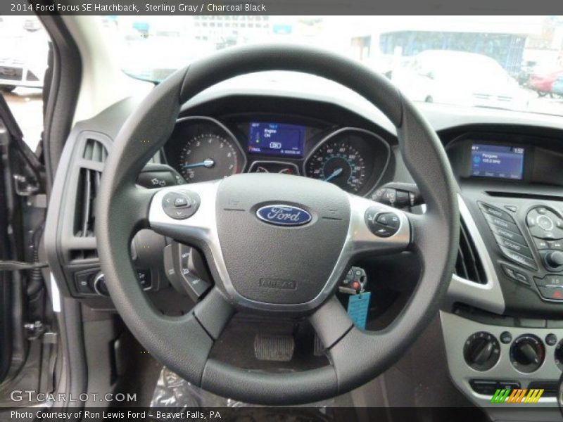 Sterling Gray / Charcoal Black 2014 Ford Focus SE Hatchback