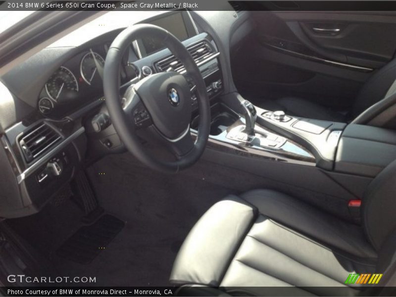 Space Gray Metallic / Black 2014 BMW 6 Series 650i Gran Coupe