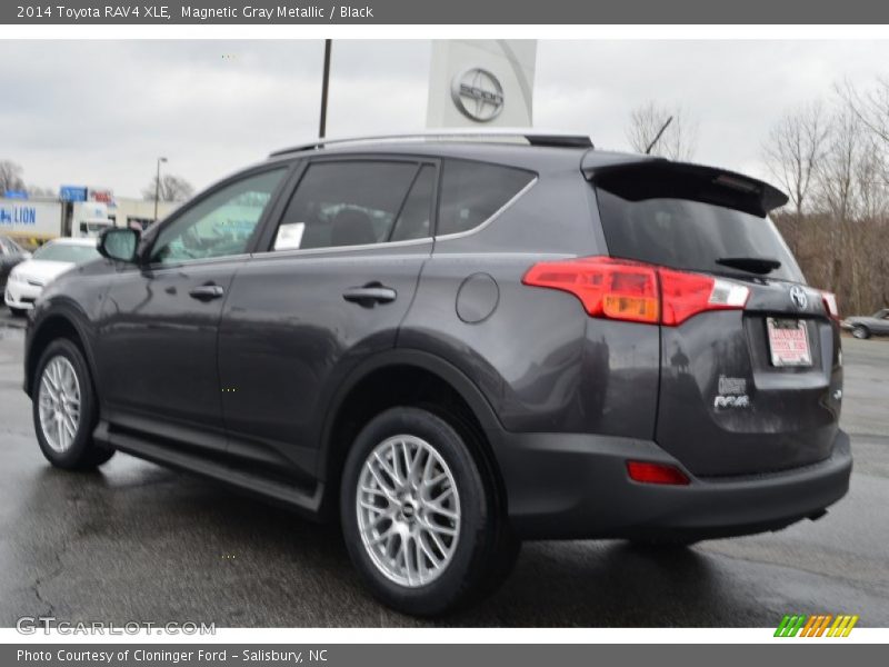 Magnetic Gray Metallic / Black 2014 Toyota RAV4 XLE