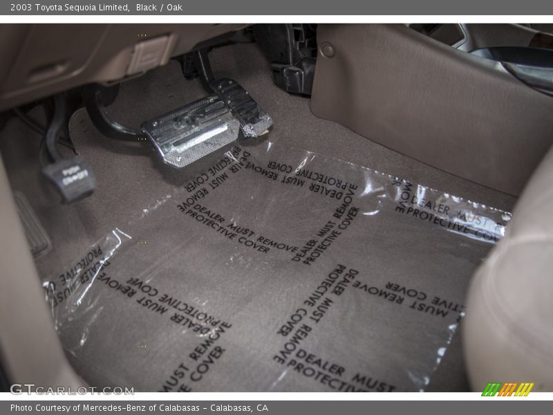 Black / Oak 2003 Toyota Sequoia Limited