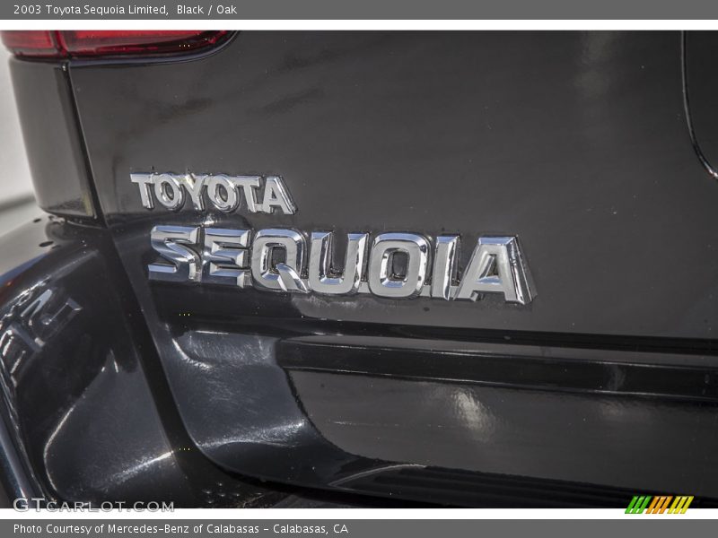 Black / Oak 2003 Toyota Sequoia Limited