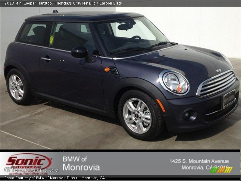 Highclass Gray Metallic / Carbon Black 2013 Mini Cooper Hardtop