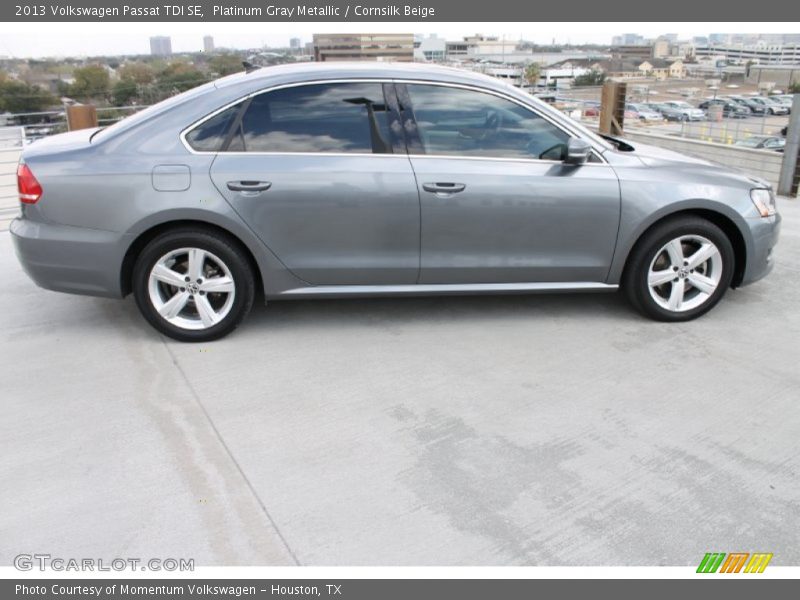 Platinum Gray Metallic / Cornsilk Beige 2013 Volkswagen Passat TDI SE