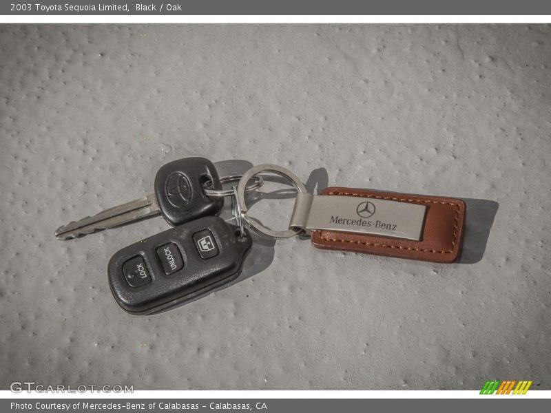 Keys of 2003 Sequoia Limited