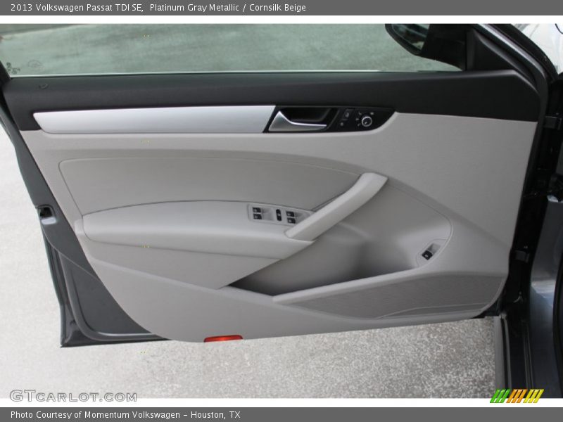 Platinum Gray Metallic / Cornsilk Beige 2013 Volkswagen Passat TDI SE