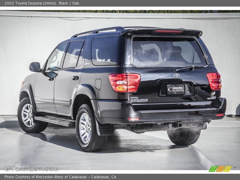 Black / Oak 2003 Toyota Sequoia Limited
